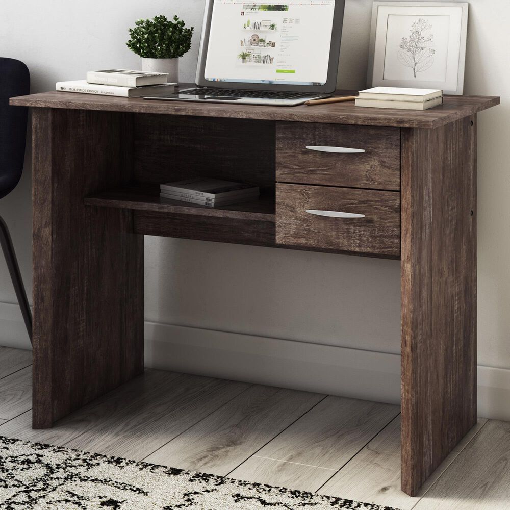 CorLiving Kingston Desk in Brown, , large