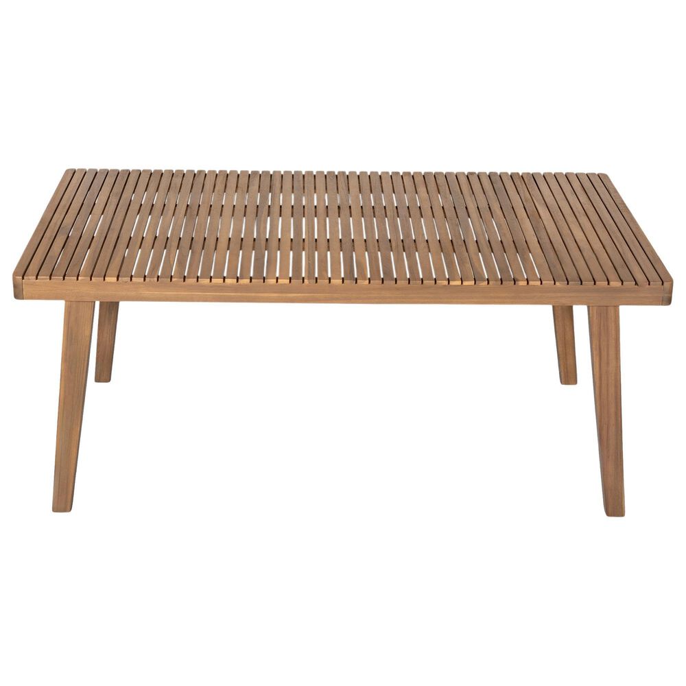Hearth and Haven Outdoor Rectangular Dining Table in Brown - Table Only, , large
