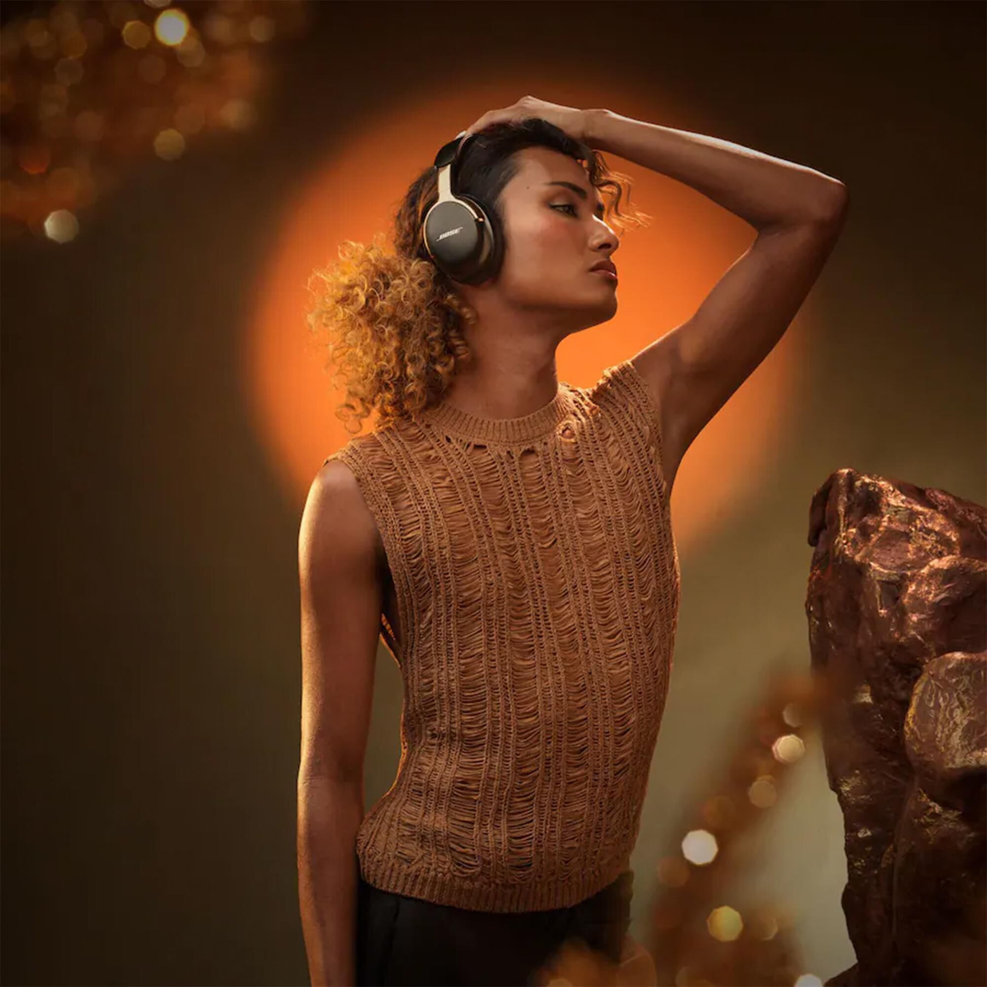 Bose QuietComfort Ultra Over-the-Ear Headphones in Desert Gold