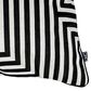 Eichholtz Spray 20" Square Throw Pillow in Black and White, , large