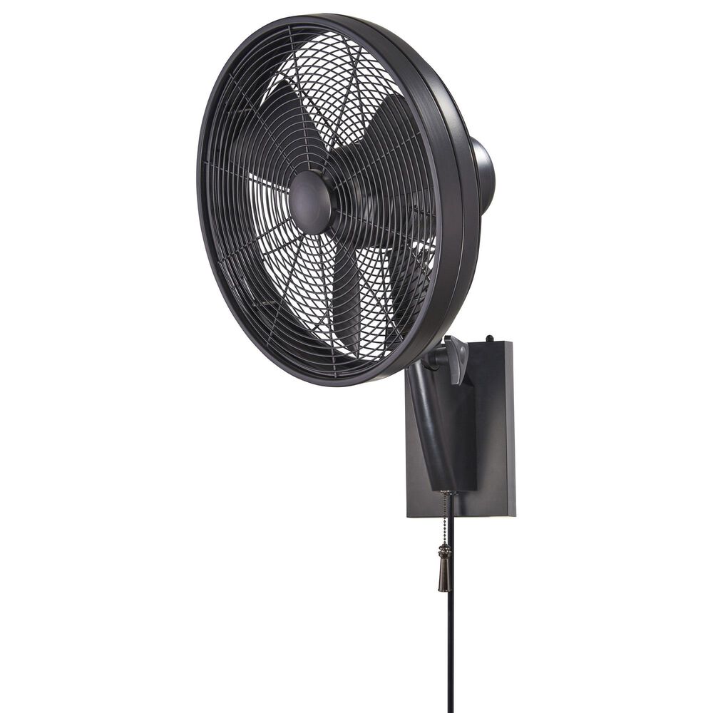 Minka-Aire Anywhere 16" Indoor/Outdoor Oscillating Fan in Matte Black, , large