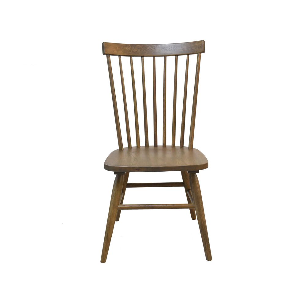 Hawthorne Furniture Colonial Dining Side Chair in Weathered Chestnut, , large