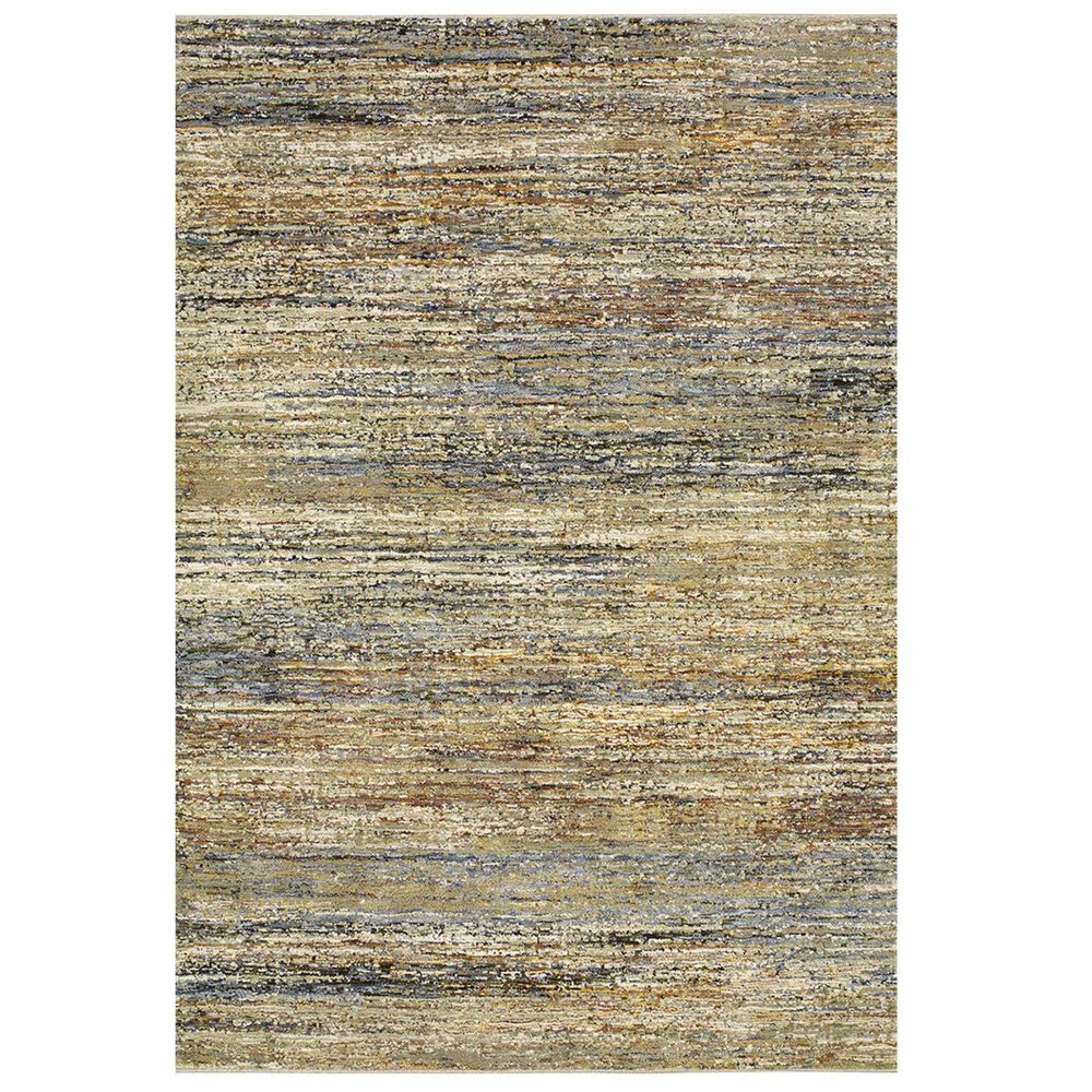 Oriental Weavers Atlas 8037J 10" x 13"2" Gold Area Rug, , large
