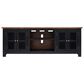 Ashley Wildenauer 76" Extra Large TV Stand with Fireplace Option in Brown and Black, , large
