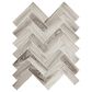 Emser Echo Gray 11" x 13" Glass Mosaic Sheet, , large