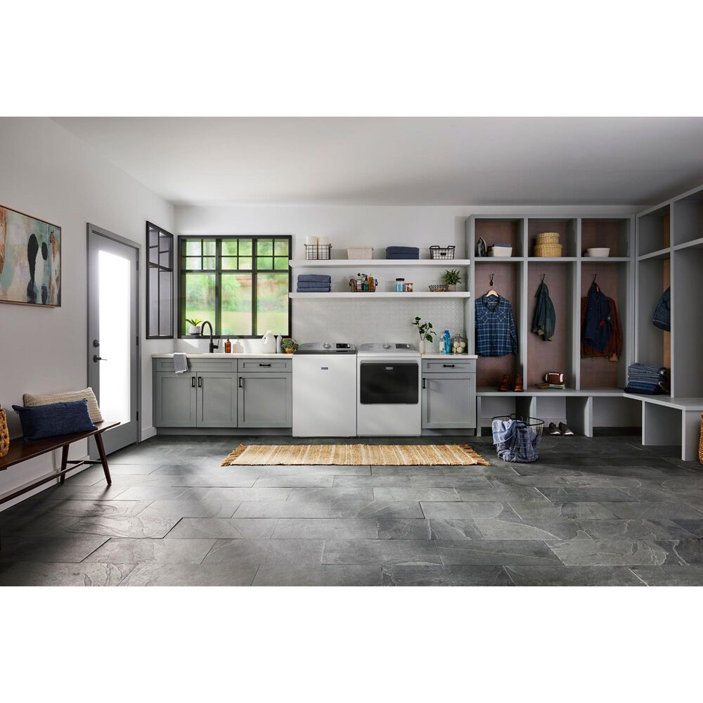 Maytag 5.2 Cu. Ft. Top Load Agitator Washer in White, , large