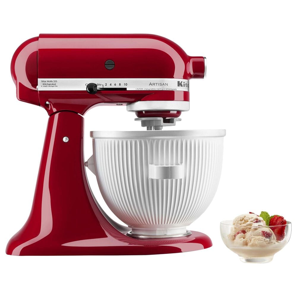 KitchenAid Ice Cream Maker Attachment in White, , large