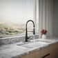 Kohler Simplice Semi-Professional Kitchen Sink Faucet in Matte Black, , large