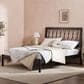 Walker Edison Cama X Spindle Full Platform Bed in Black, , large