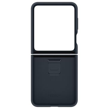 Samsung Silicone Case with Ring for Samsung Galaxy Z Flip5 in Indigo, , large