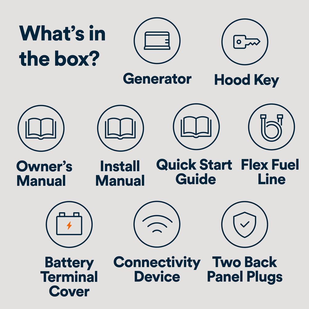 Generac 24kW Air-Cooled Home Standby Generator, , large
