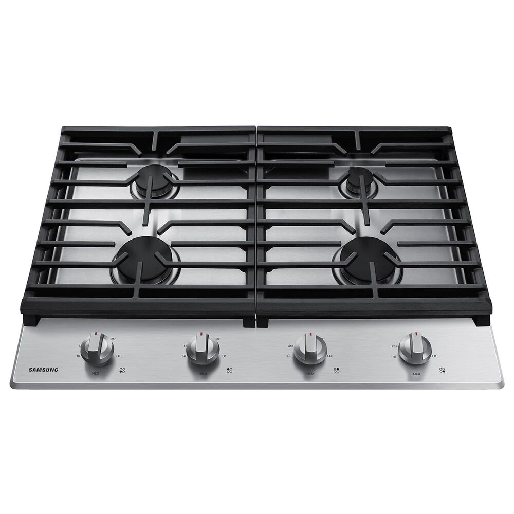Samsung 30" Gas Cooktop 4 Burner in Stainless Steel, , large