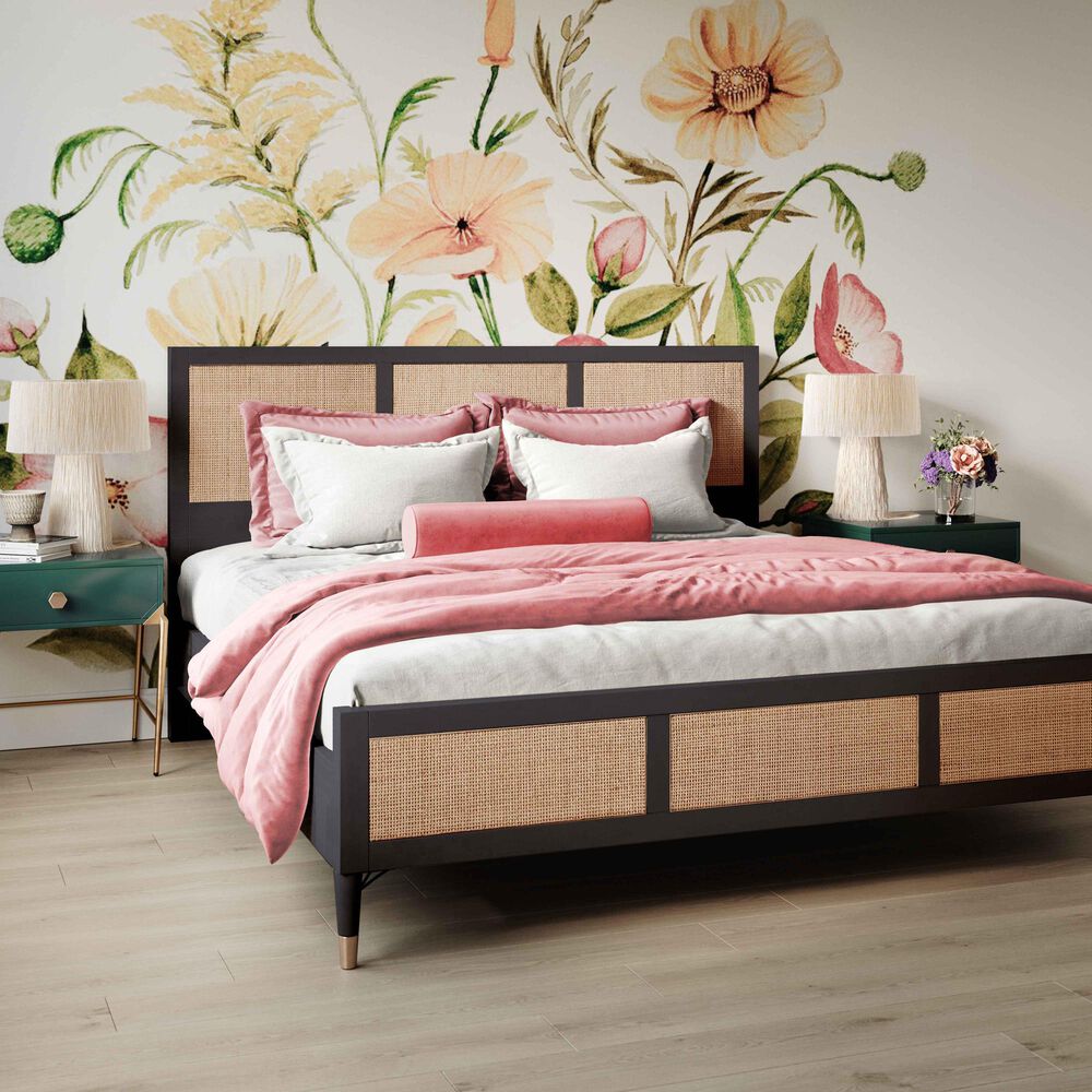 Tov Furniture Sierra King Platform Bed in Black/Brown NFM
