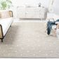 Safavieh Micro-Loop MLP178F 8" x 10" Light Grey and Ivory Area Rug, , large