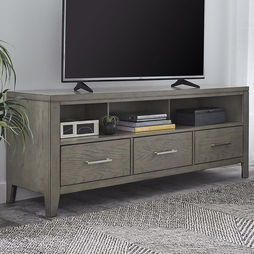 Samuel Lawrence Essex 68" Entertainment Console in Gray, , large