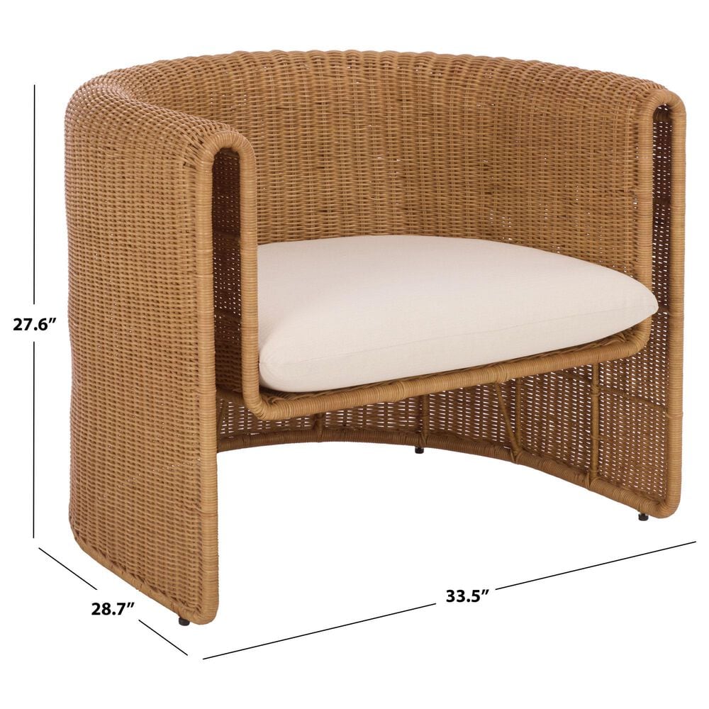 Safavieh O'Reilly Accent Chair in White, , large