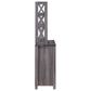 Furniture of America Minor Bakers Rack in Dark Gray, , large