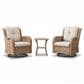 Sunwell Garden 3-Piece Patio Conversation Set with Gray Wicker in Beige, , large