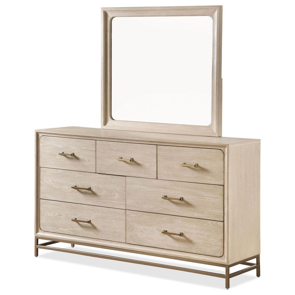 Furniture of America Sandnes 7-Drawer Dresser in Light Oak, , large