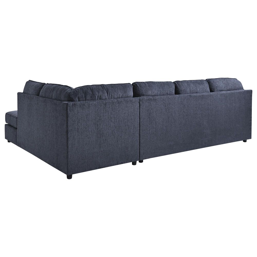 Ashley Maxon Place 2-Piece Left Facing Stationary Sectional in Navy, , large