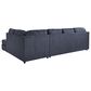 Ashley Maxon Place 2-Piece Left Facing Stationary Sectional in Navy, , large