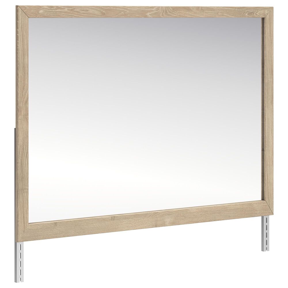 Ashley Cielden 6-Drawer Dresser and Mirror in Tan, , large