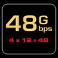 AudioQuest 16" 48G HDMI Cable in Pearl, , large