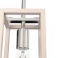 Hunter Squire Manor 1-Light Mini Pendant in Brushed Nickel and Bleached Wood, , large