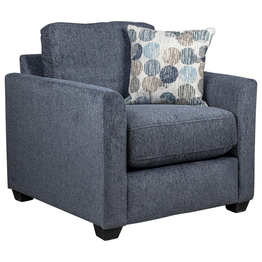 Northwestern Ryder Arm Chair in Navy, , large