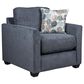 Northwestern Ryder Arm Chair in Navy, , large