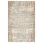 Nourison Rush 2"2" x 3"9" Ivory and Taupe Area Rug, , large