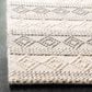 Safavieh Natura NAT750F 6" Square Grey and Ivory Area Rug, , large