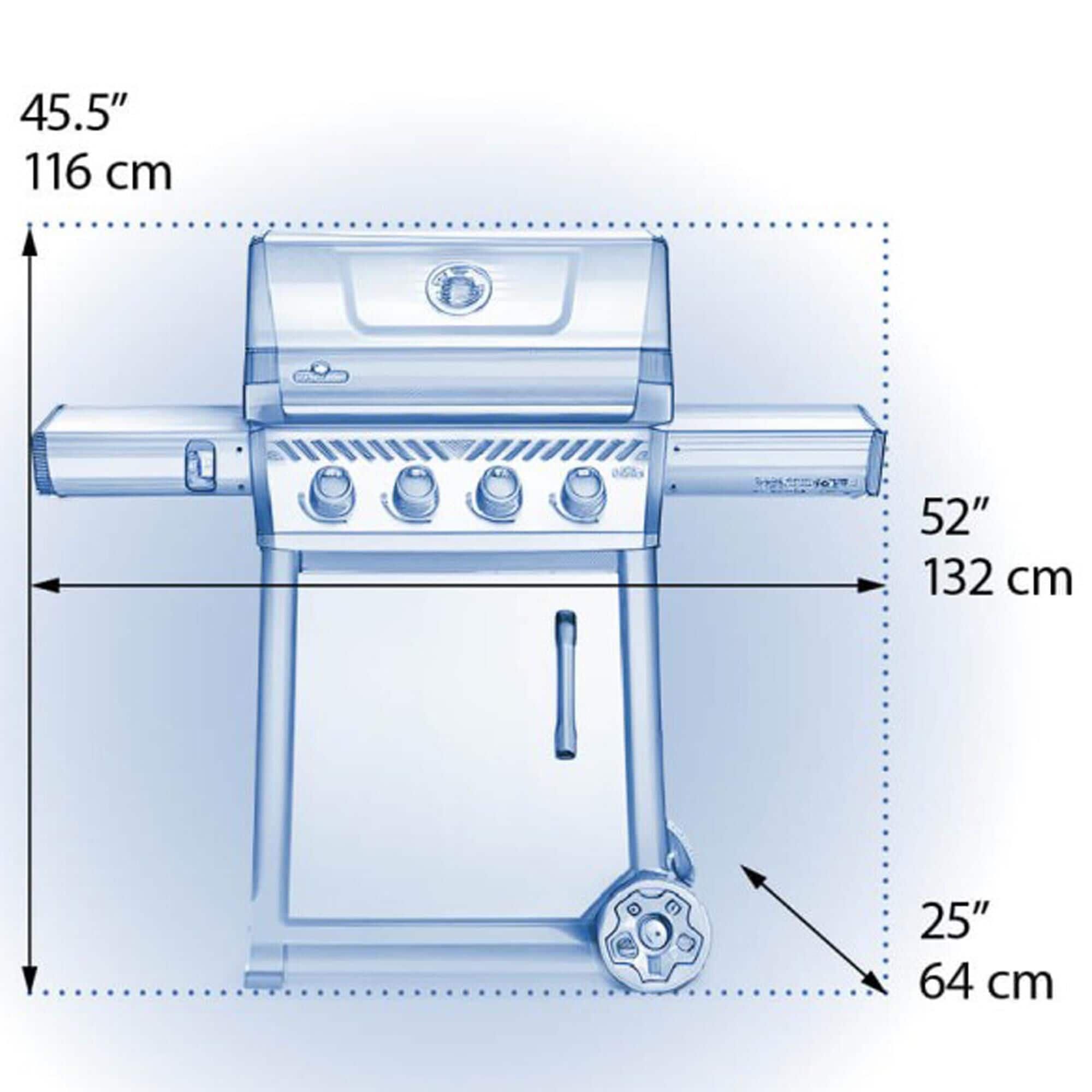 Napoleon Freestyle 425 Propane Gas Grill in Black