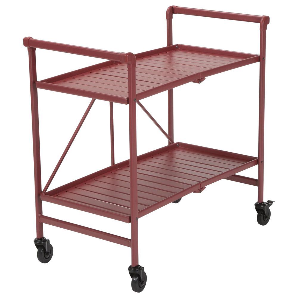 DHP Patio Serving Cart in Ruby Red, , large