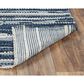 RIZZY Capri 7"6" x 9"6" Ivory and Blue Area Rug, , large