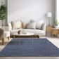 Dalyn Rug Company Laidley 5" x 7"6" Navy Indoor/Outdoor Area Rug, , large