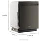 KitchenAid 24" Max Jets Third Rack Dishwasher with Front Control and ProDry System in Black Ore, , large