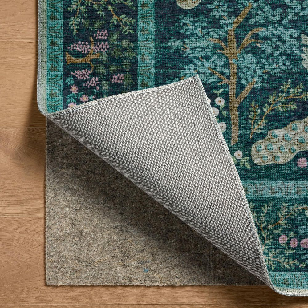 Loloi Canopy Peacock Forest Teal 2&#39;3&quot; x 5&#39; Runner, , large