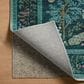 Loloi Canopy Peacock Forest Teal 2"3" x 5" Runner, , large