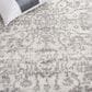 Safavieh Madison 8" x 10" Silver and Ivory Area Rug, , large