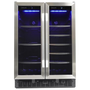 Danby Silhouette Emmental 5.1 Cu. Ft. French Door Built-In Beverage Center in Stainless Steel, , large
