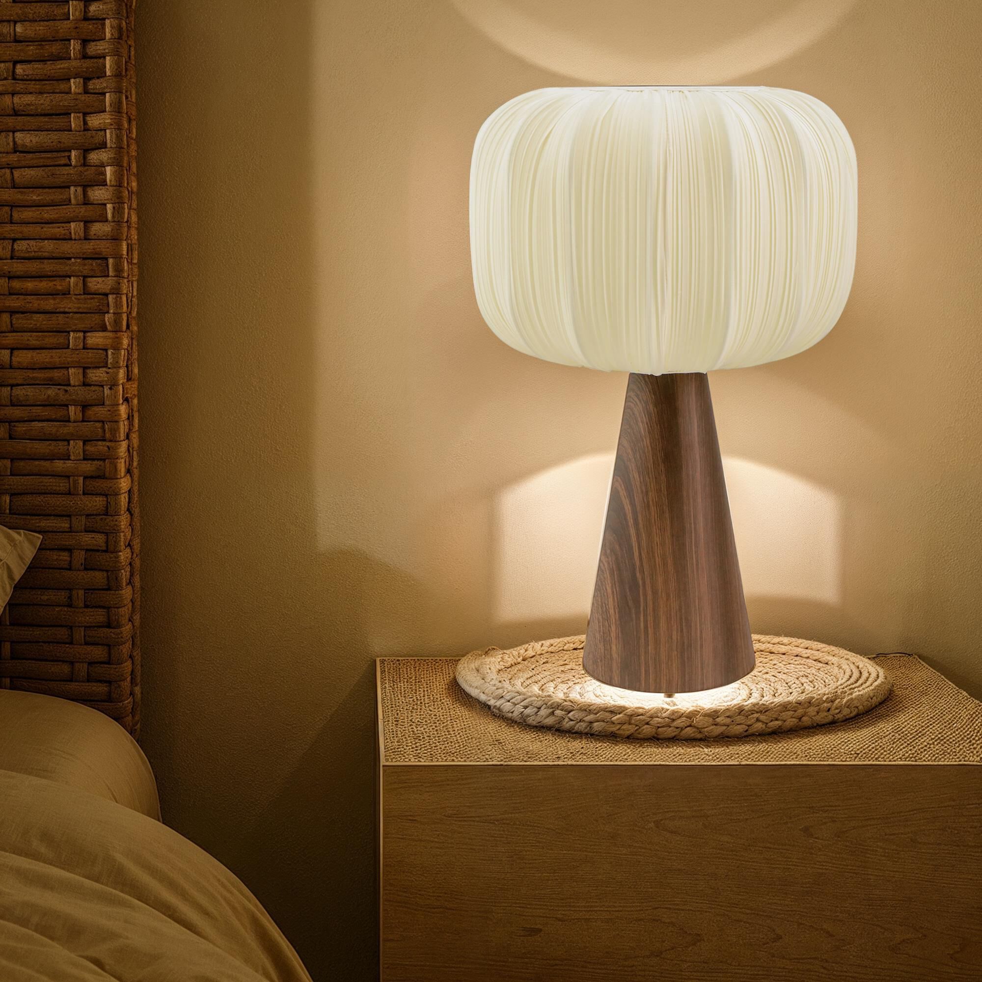 Creative Coop Metal Table Lamp in Brown