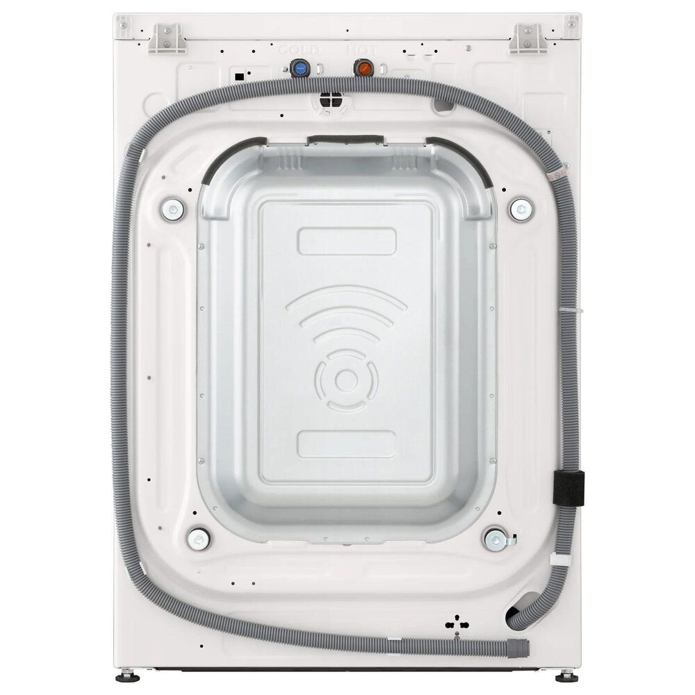 LG 5 Cu. Ft. Smart Front Load Washer and 7.4 Cu. Ft. Gas Dryer Laundry Pair in Alpine White, , large