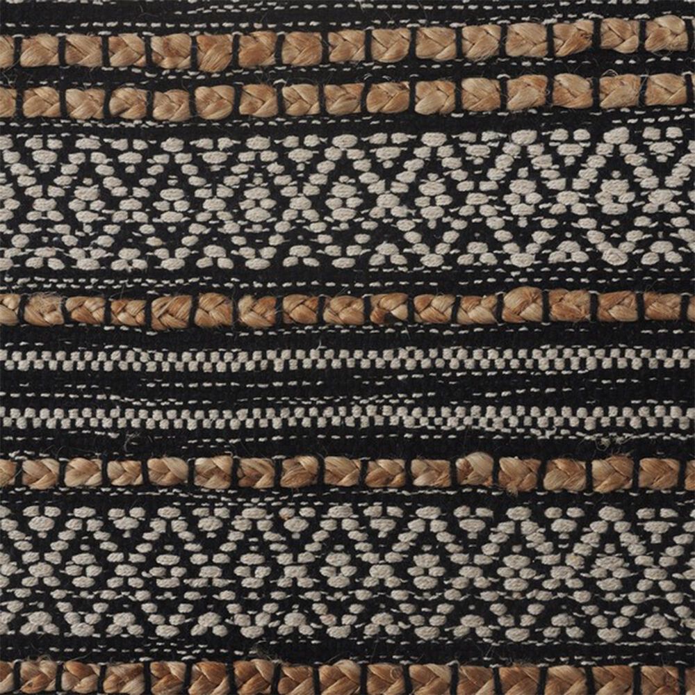 L&amp;R Resources Earth 7&#39;9&quot; x 9&#39;9&quot; Black, White and Tan Area Rug, , large