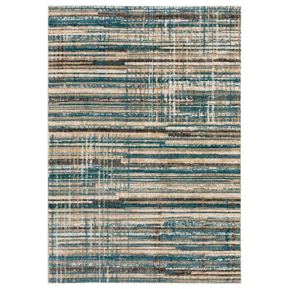Dalyn Rug Company Karma KM8 5"1" x 7"5" Blue Area Rug, , large