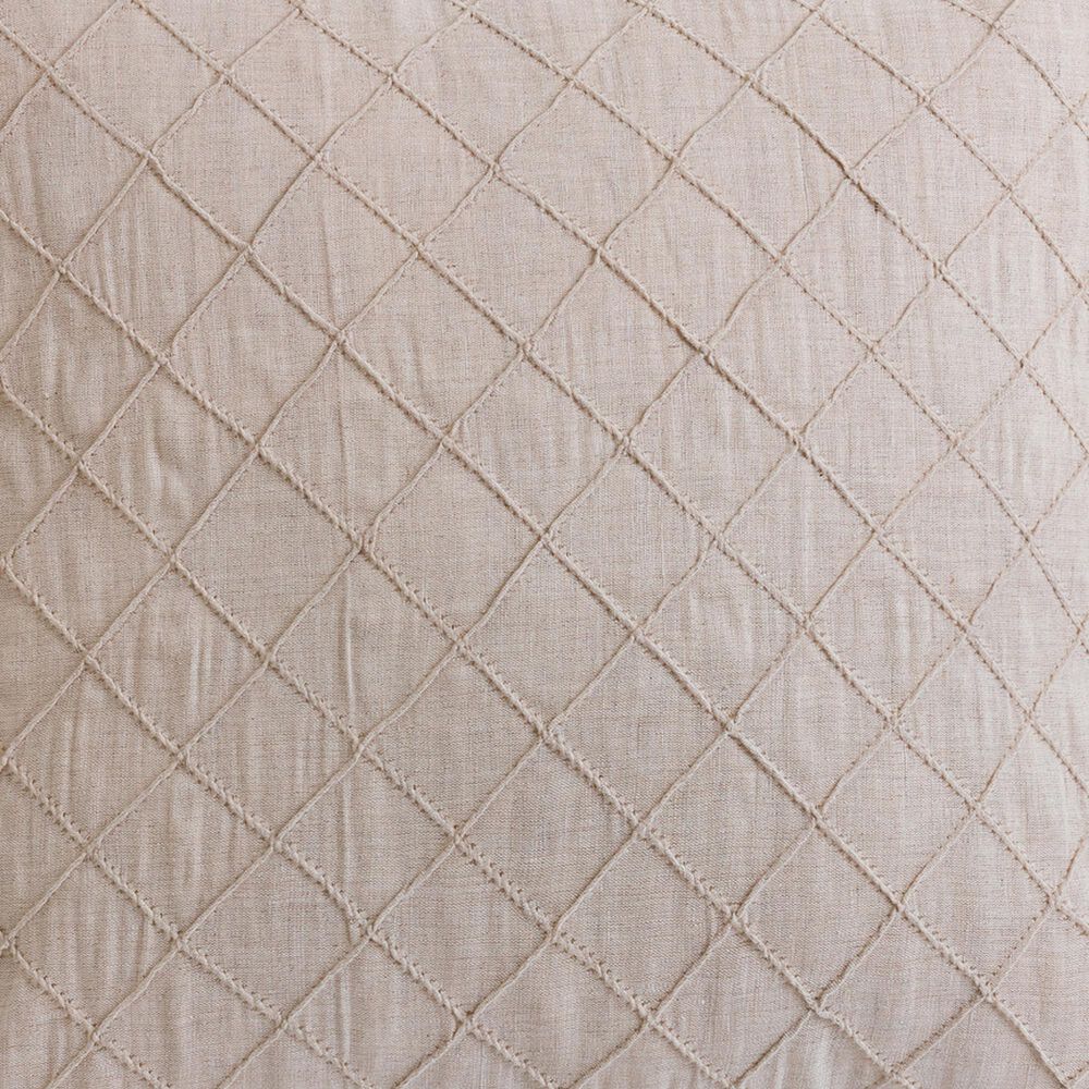 20&quot; Square Throw Pillow in Natural, , large