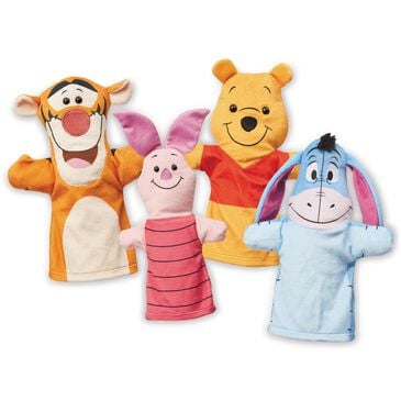 Melissa & Doug Disney Winnie The Pooh Soft - Cuddly Hand Puppets, , large