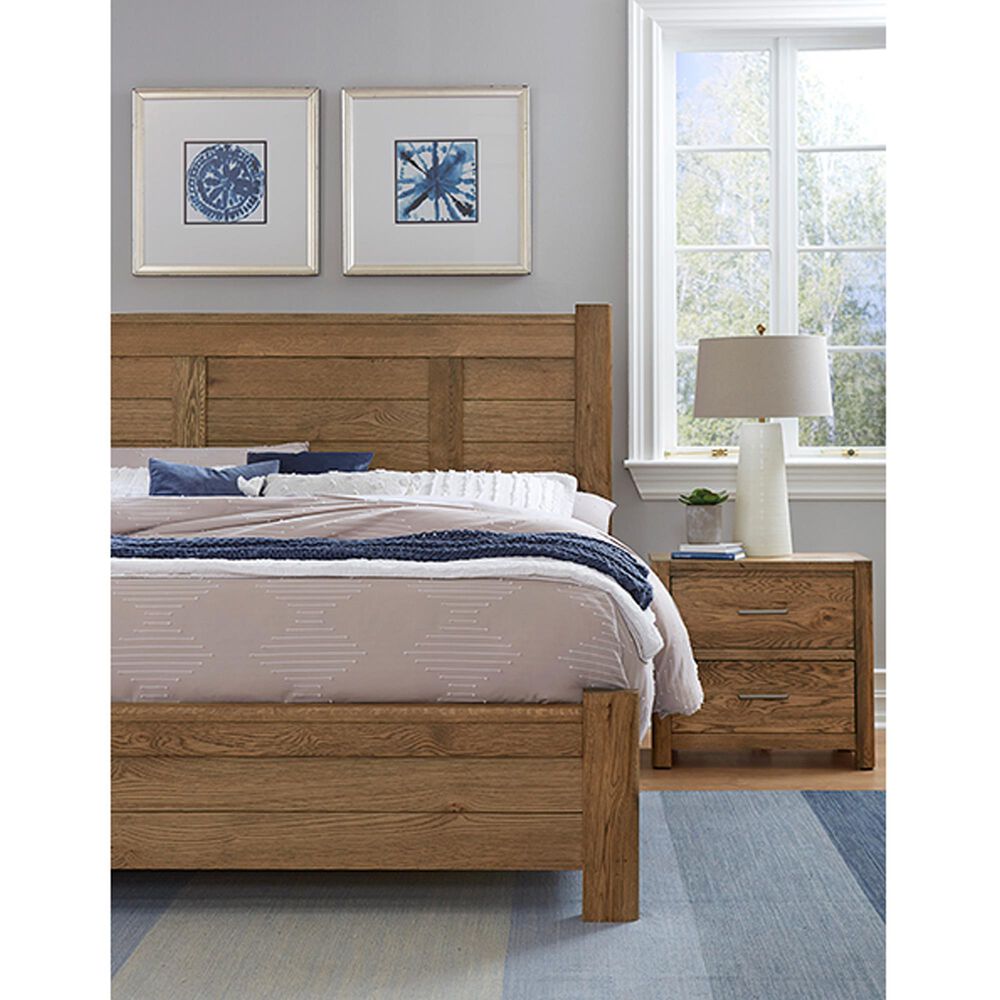 Viceray Collections Crafted Oak 2-Drawer Nightstand in Natural, , large
