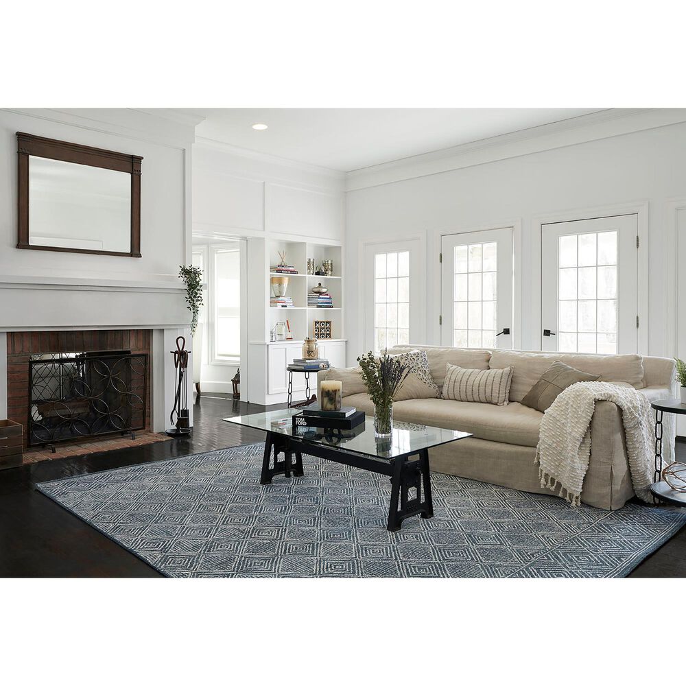 Momeni Mallorca MRC-7 8&#39; x 10&#39; Denim Area Rug, , large