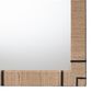 Baxton Studio Mirai Rectangle Accent Mirror in Natural and Black, , large